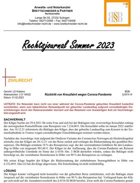 Rechtsjournal Sommer 2023